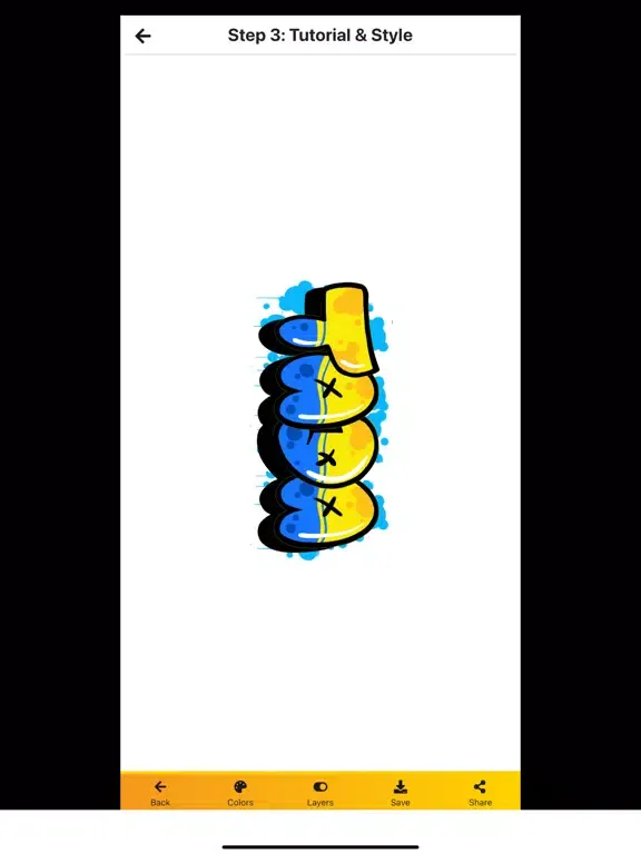 Capturas de tela do Graffiti Generator iPad 