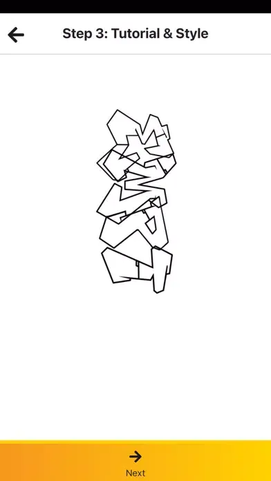 Capturas de tela do Graffiti Generator