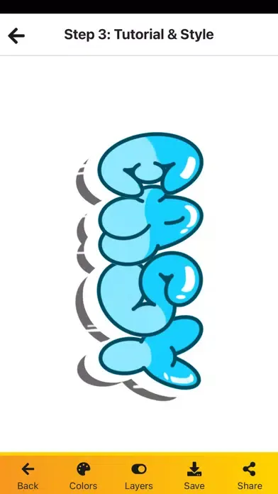 Capturas de tela do Graffiti Generator