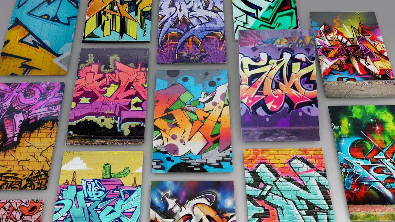 Capturas de tela do Graffiti Wallpaper