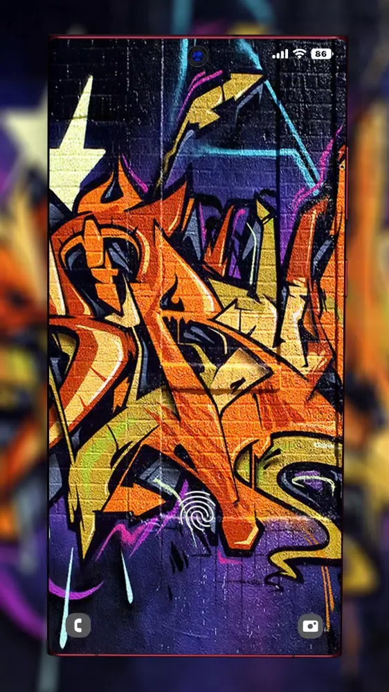 Capturas de tela do Graffiti Wallpaper