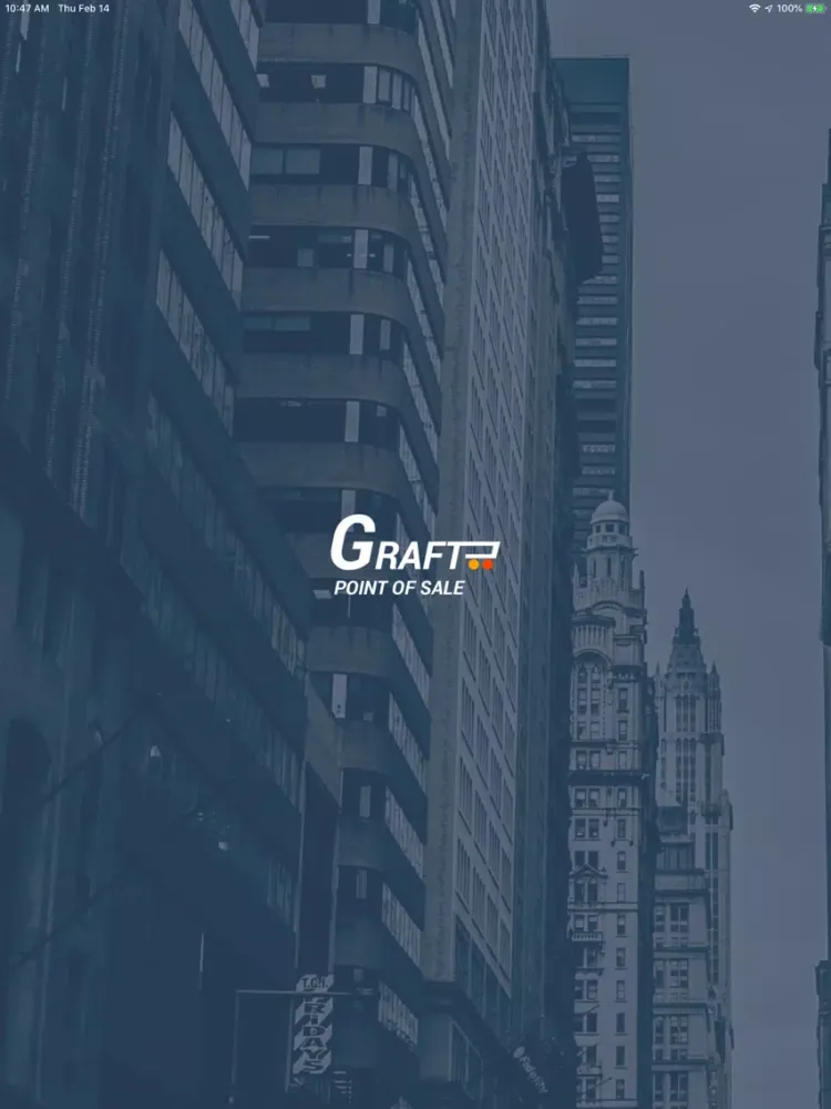 ภาพหน้าจอของ GRAFT Mobile Point of Sale iPad 