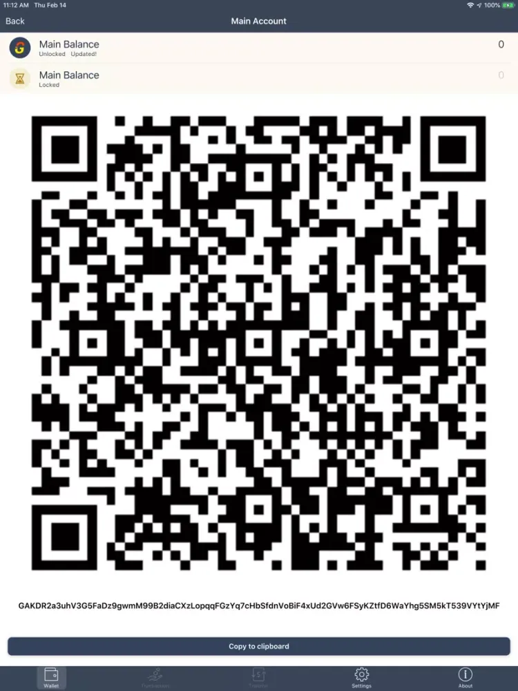 GRAFT CryptoPay Wallet iPad  Screenshots