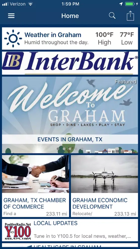 ภาพหน้าจอของ Graham, Texas Community App