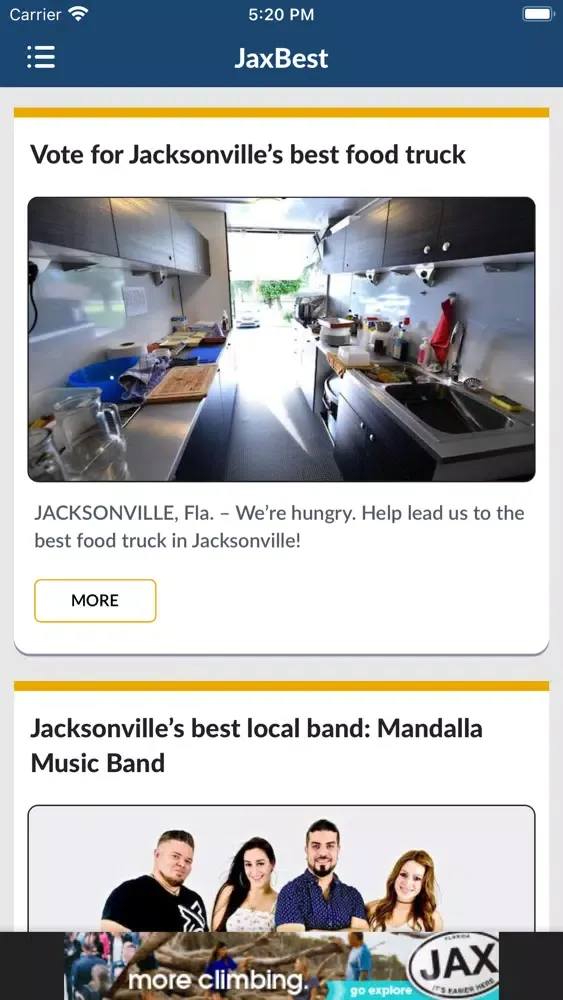 Tangkapan skrin JaxBest