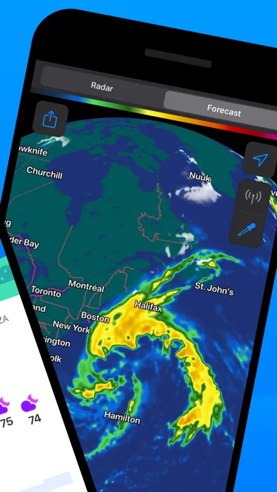 Zrzuty ekranu CARROT Weather: Alerts & Radar