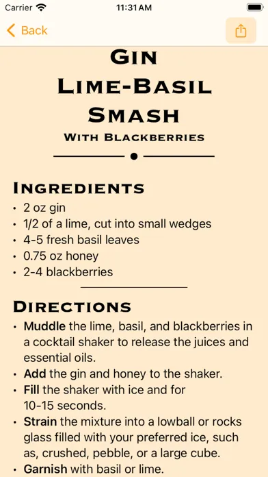 Screenshot di Cocktail Smash