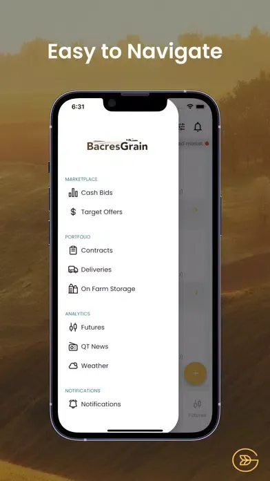 Tangkapan skrin Bacres Grain