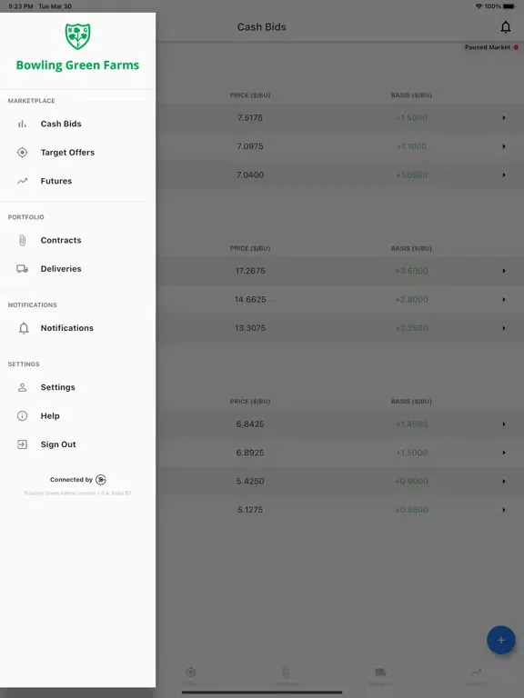 Capturas de tela do Bowling Green Farms iPad 