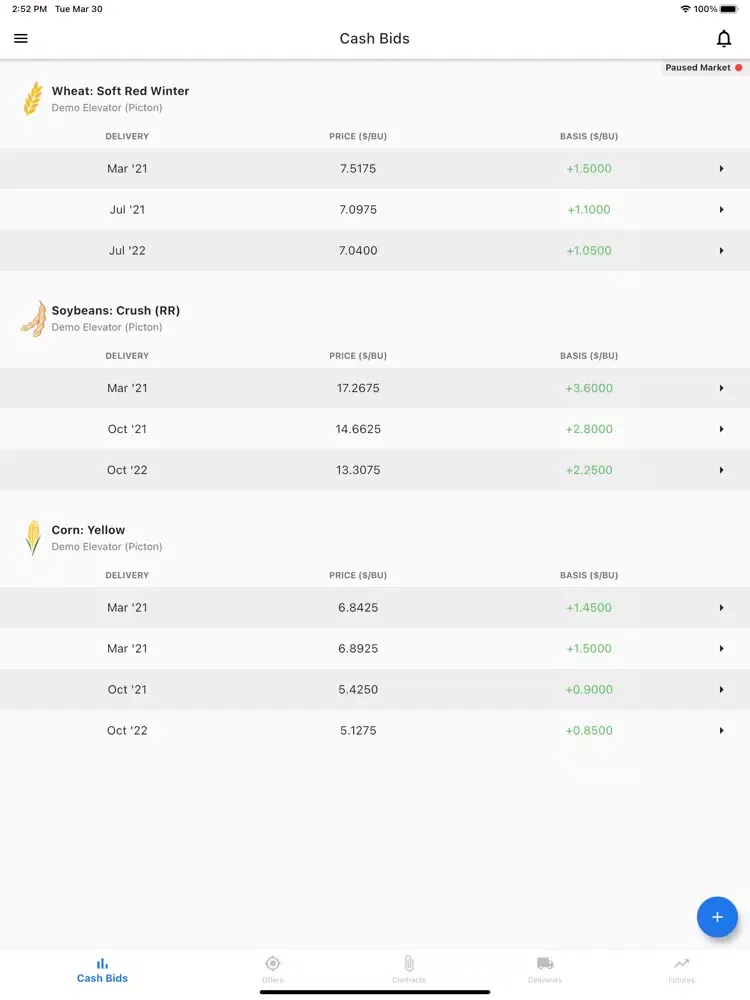 Ganaraska Grain Direct iPad  Screenshots