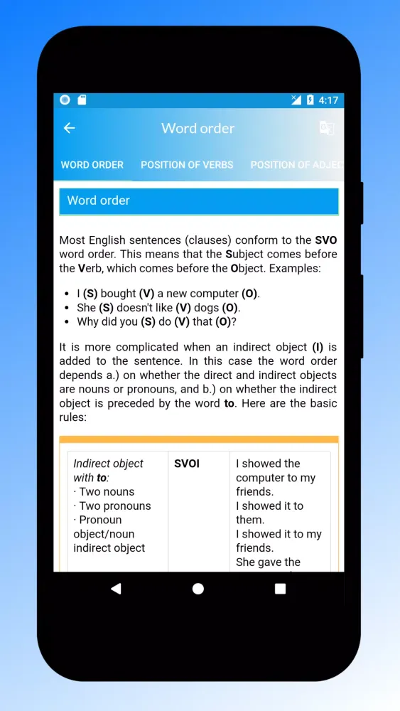 English Grammar Full Screenshots