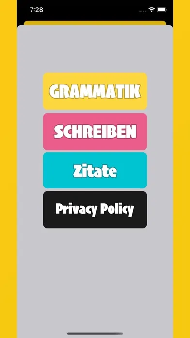 Schreiben B1-B2 Quiz Grammatik应用截图