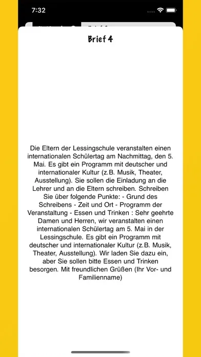 Schreiben B1-B2 Quiz Grammatik应用截图