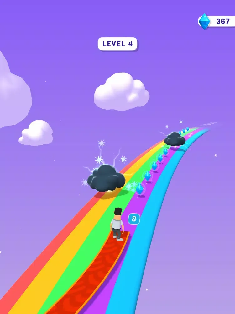 Rainbow Ride 3D iPad 應用截圖