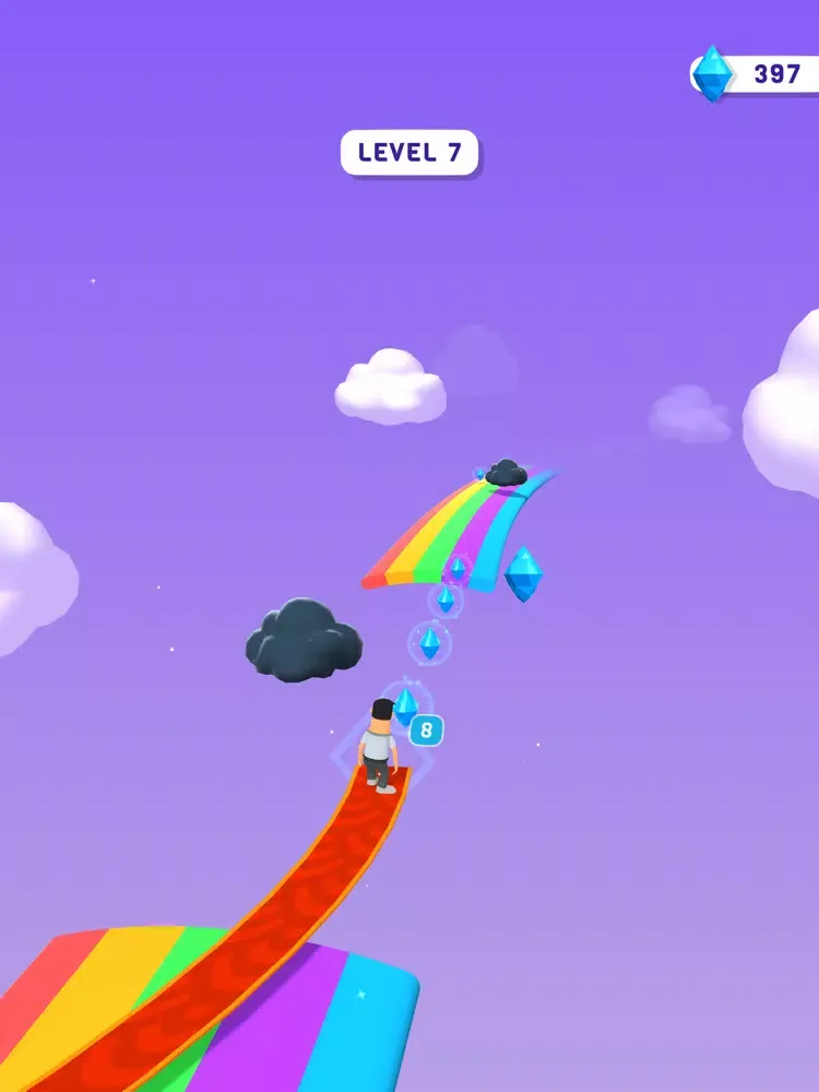 Rainbow Ride 3D iPad 應用截圖