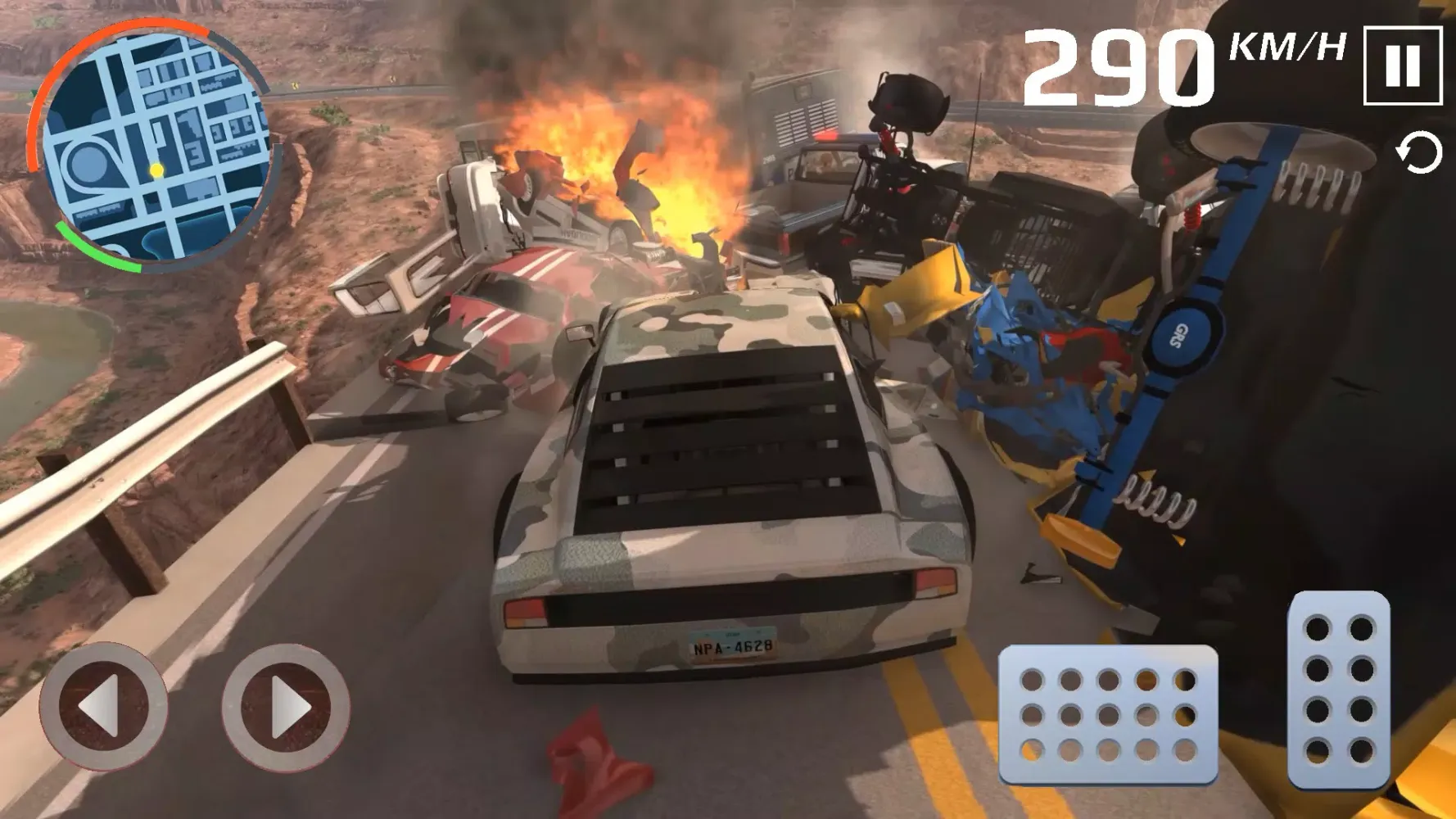 Grand Canyon Auto Crash Game应用截图