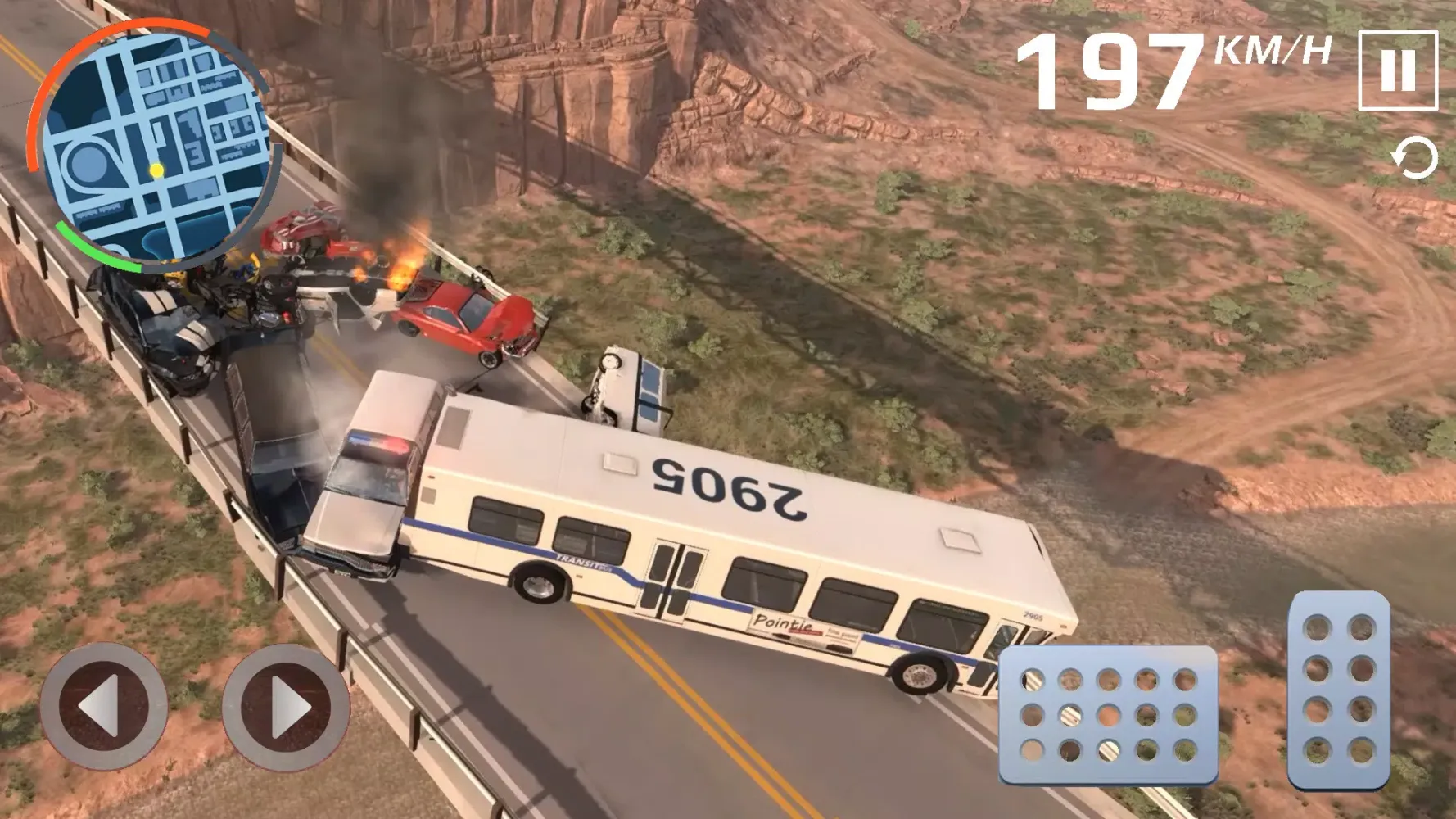 Grand Canyon Auto Crash Game应用截图