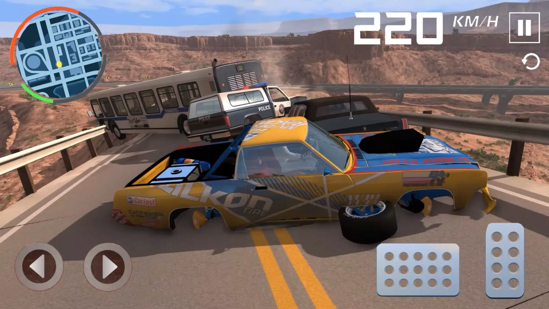 Grand Canyon Auto Crash Game应用截图