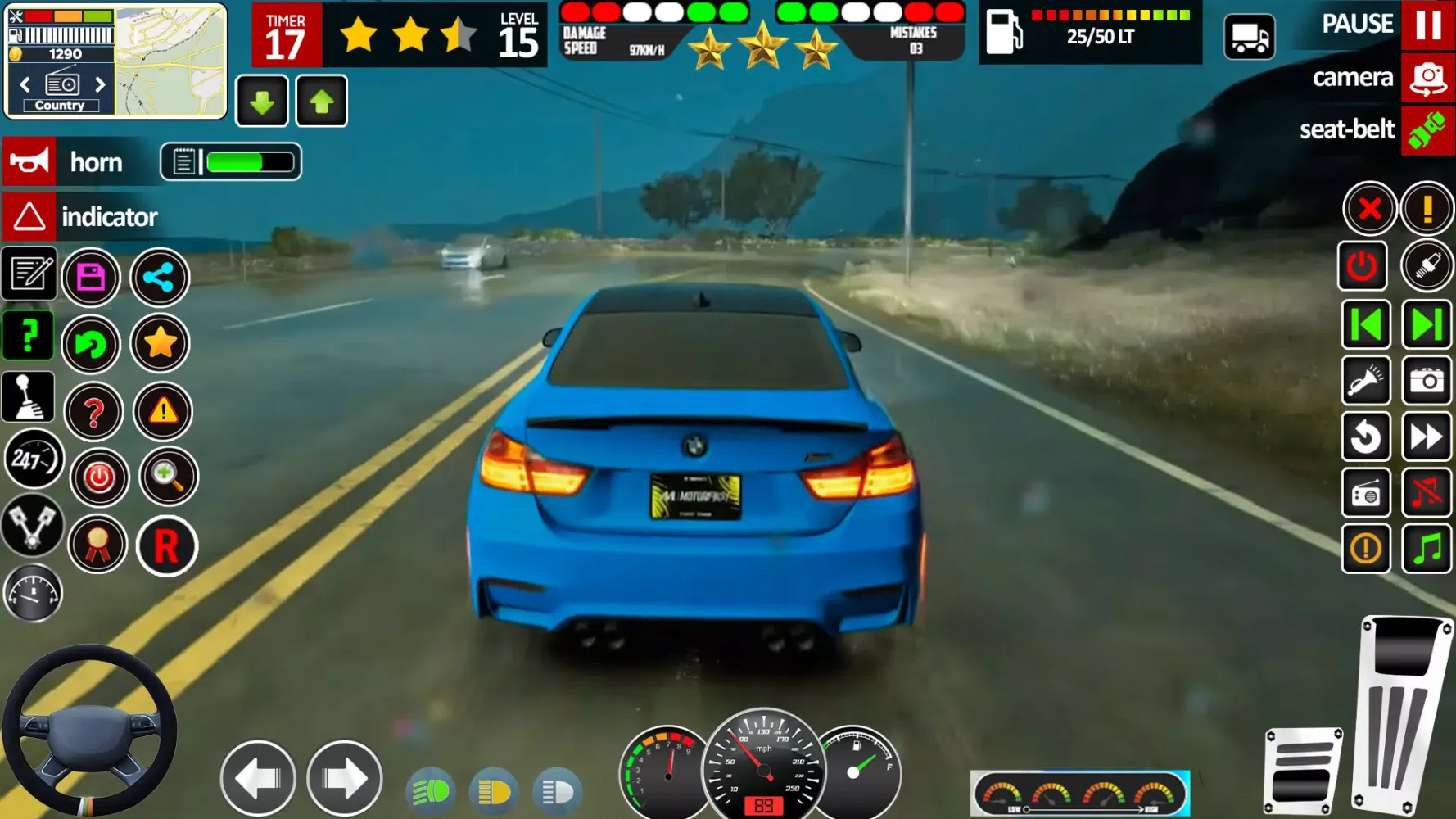 School Driving Sim Car Game 3D应用截图