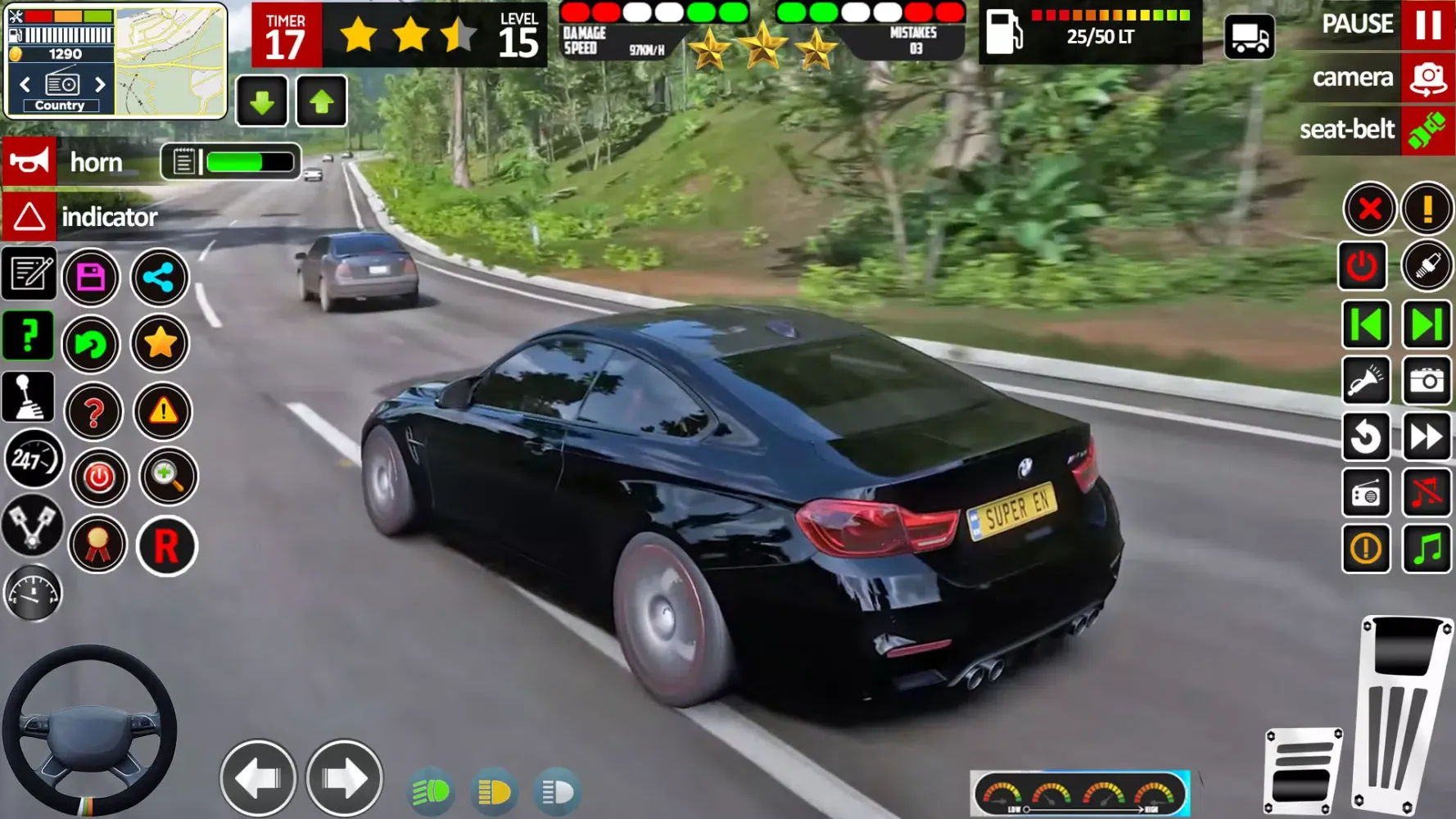 School Driving Sim Car Game 3D应用截图