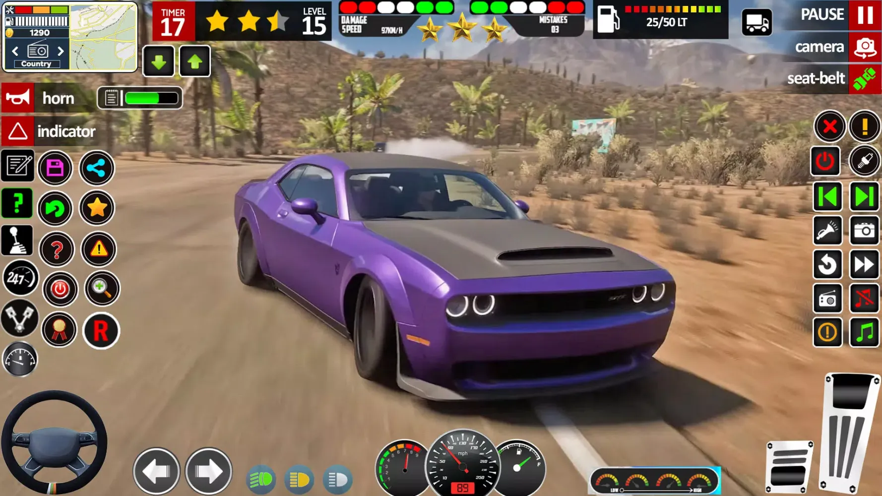 School Driving Sim Car Game 3D应用截图