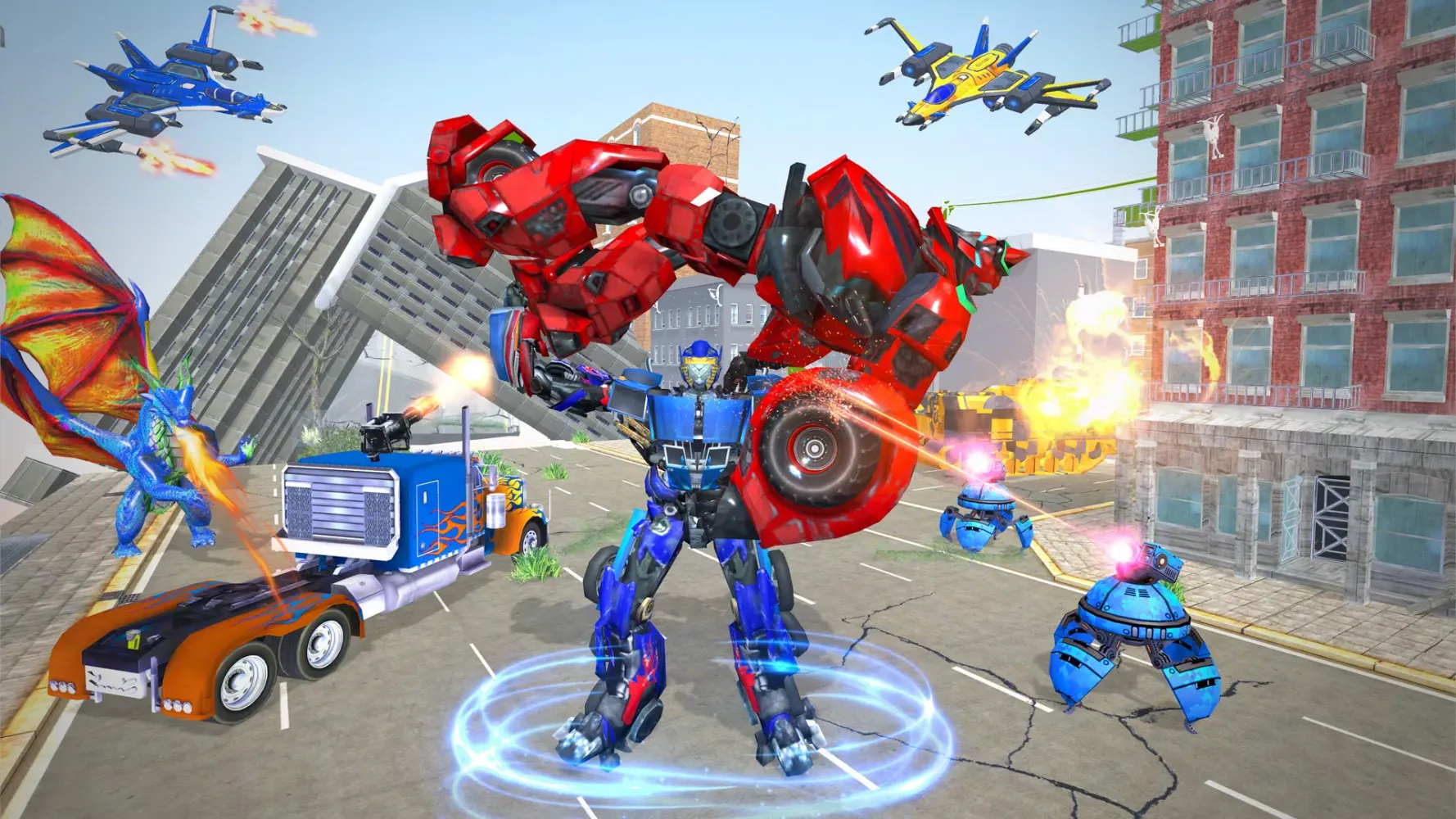 Jet Robot Car :Robot Car Games Screenshots