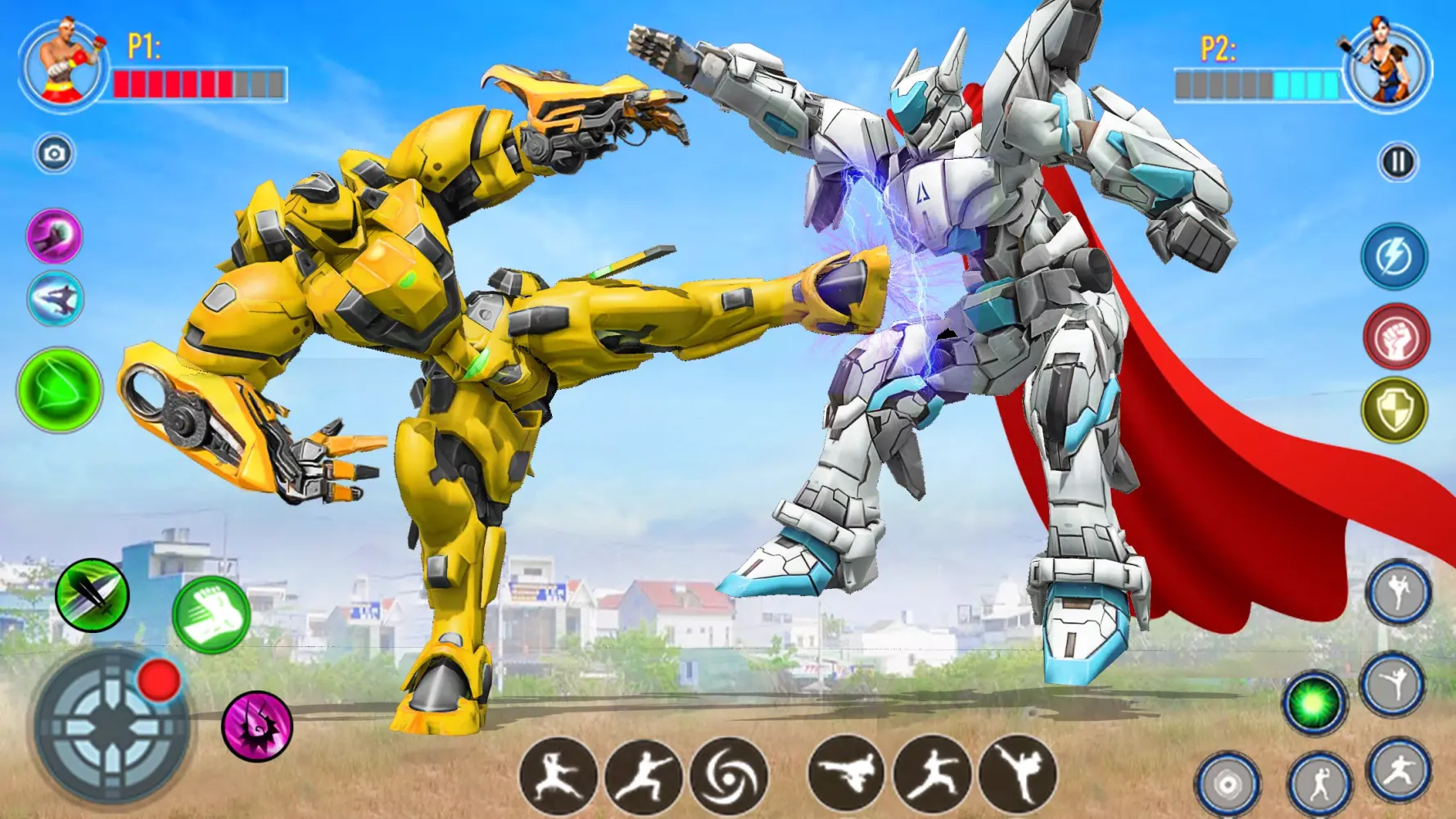 Robot Kung Fu Fighting Games 스크린샷