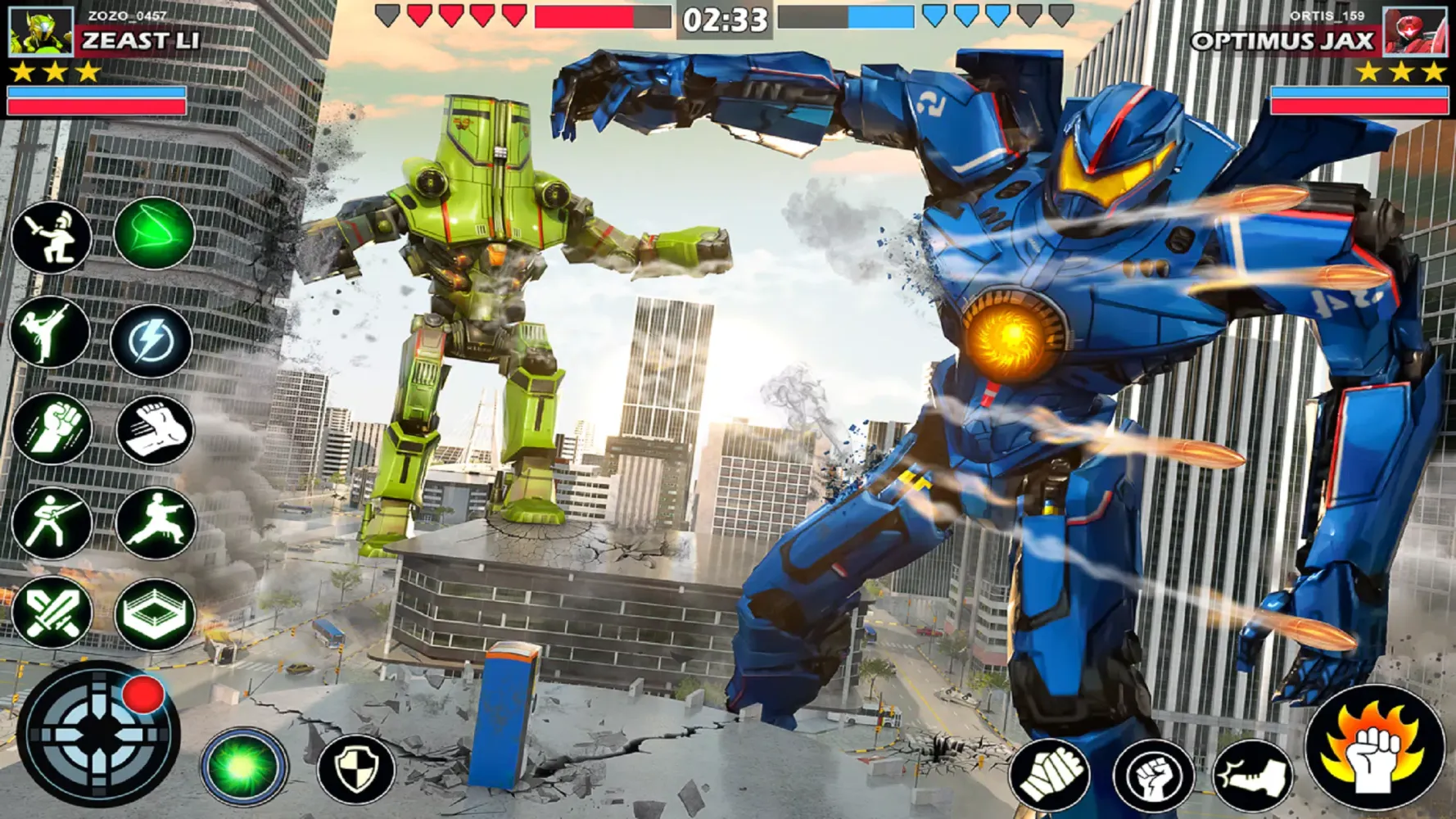 Robot Kung Fu Fighting Games 스크린샷