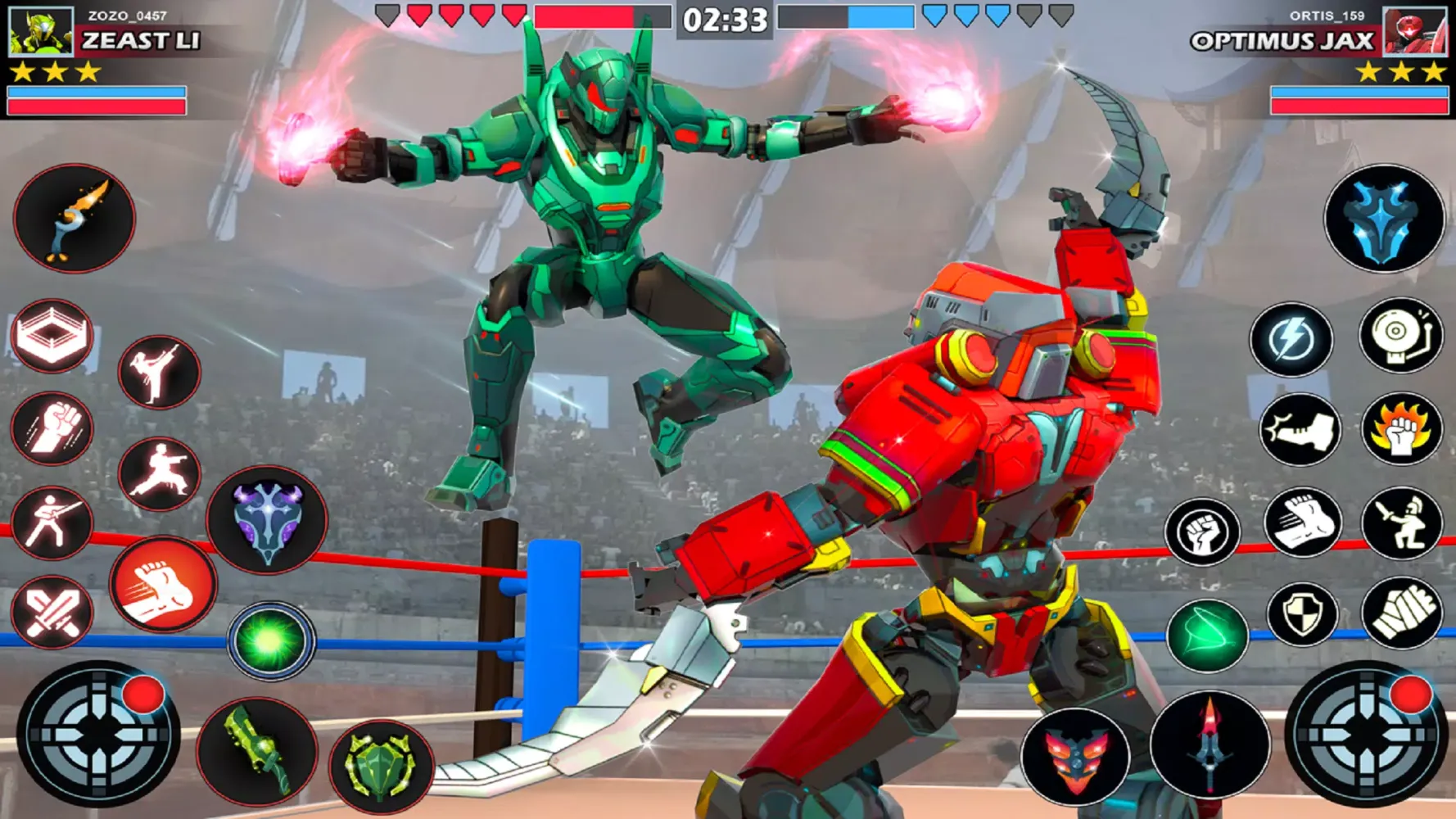 Robot Kung Fu Fighting Games 스크린샷
