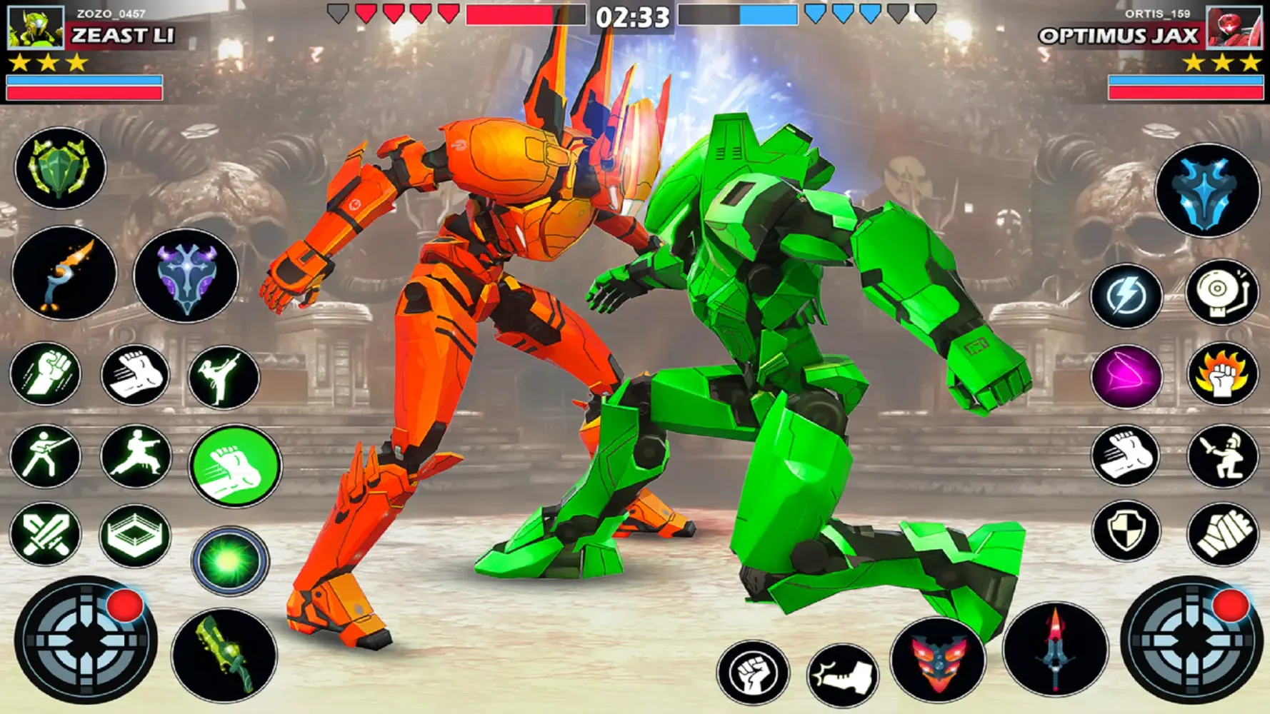 Robot Kung Fu Fighting Games 스크린샷