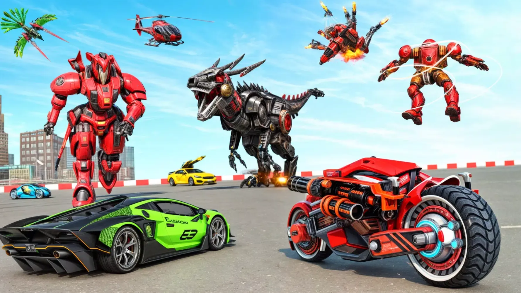 Capturas de pantalla de Grand Robot Bike Transform War
