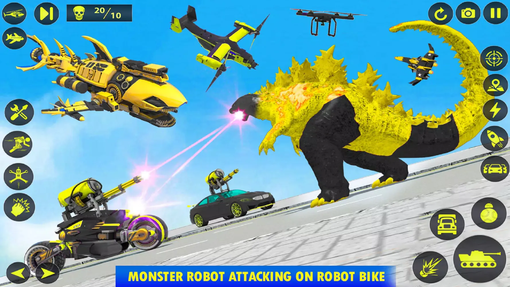 Capturas de pantalla de Army Tank Robot Car Games: