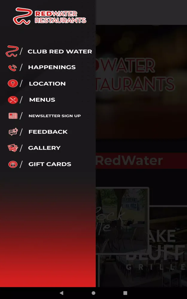 RedWater Restaurant Group应用截图
