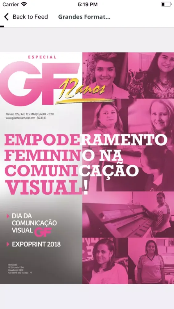 Скриншоты Revista GF Magazine