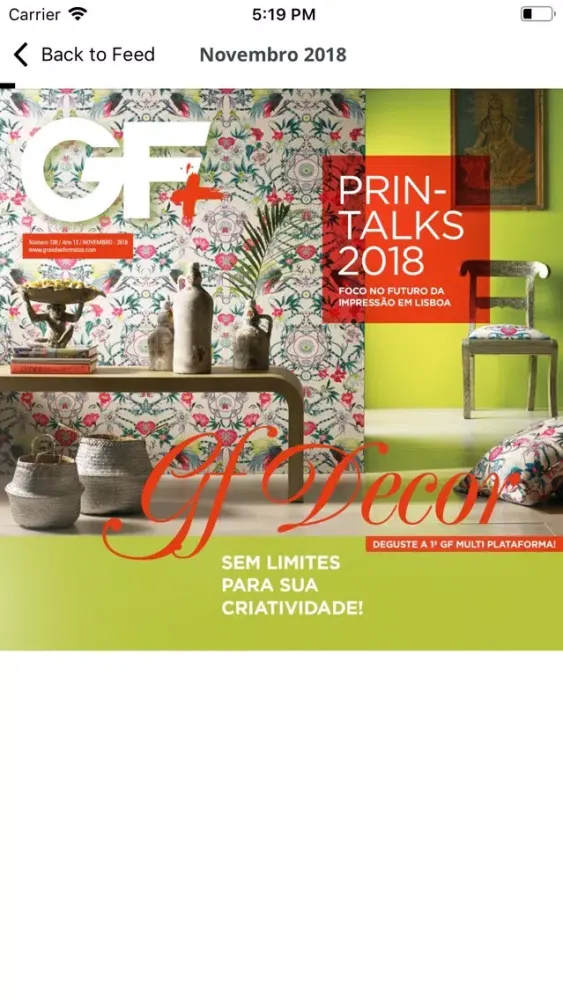 Скриншоты Revista GF Magazine