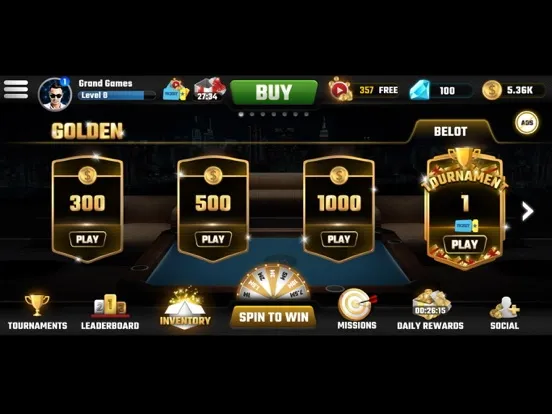 Tangkapan skrin Belot Online: Card Games iPad 