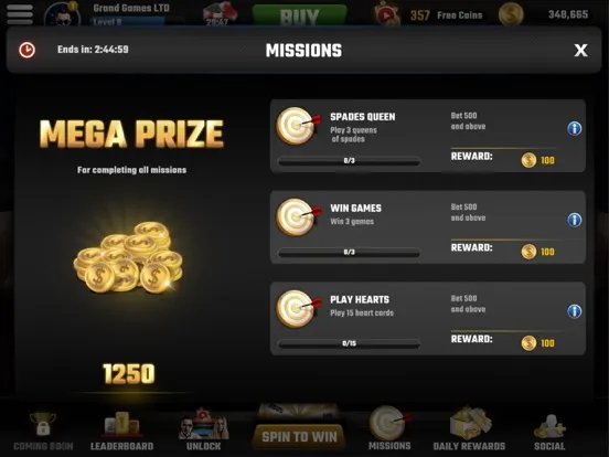 Hearts Online: Card Games iPad Screenshots