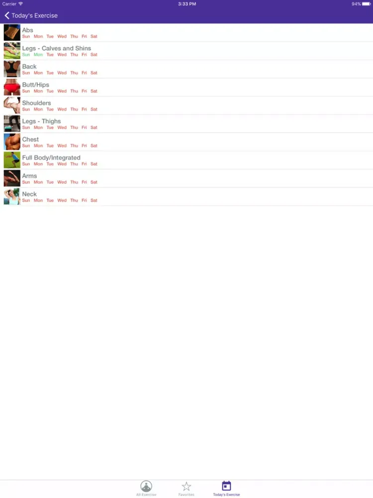 Fitness Trainer:Gym Workout Exercise, Home Trainer iPad  Screenshots