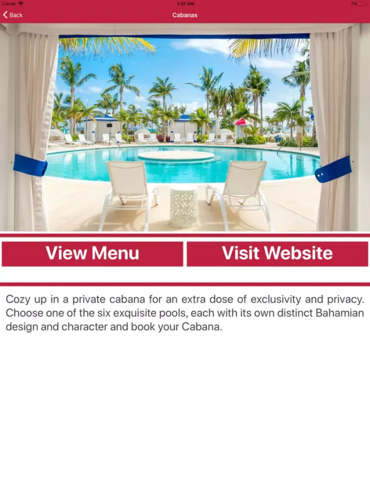 تصاویر Grand Hyatt Baha Mar iPad 