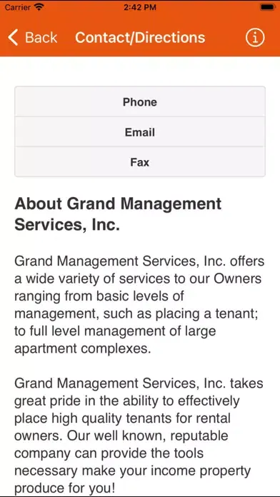 Captures d'écran de Grand Mgmt