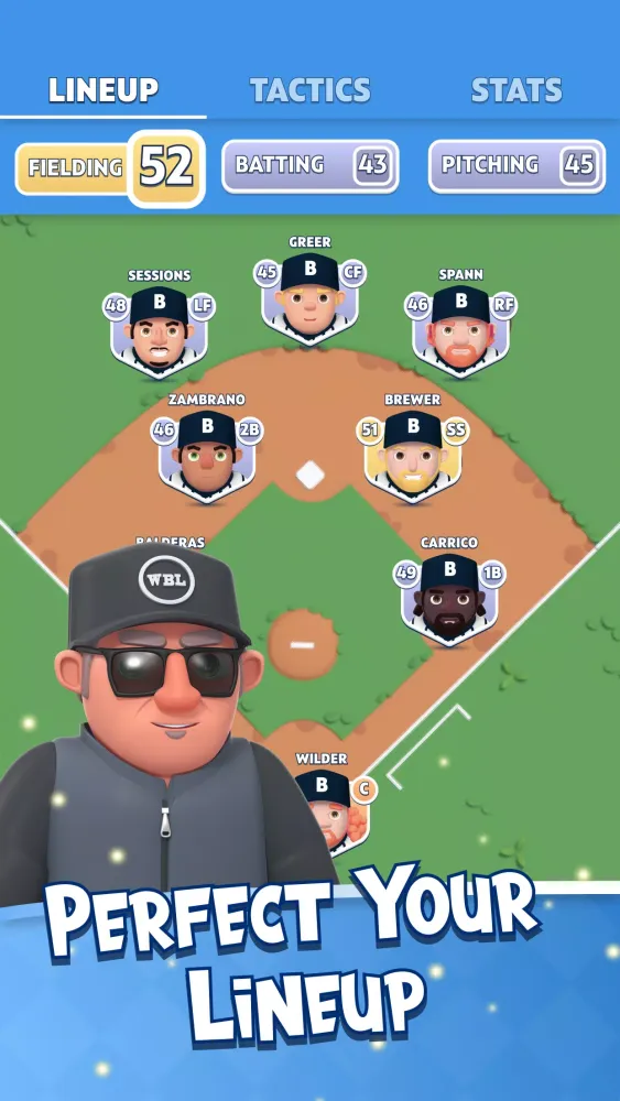 Screenshot di Baseball Franchise Manager
