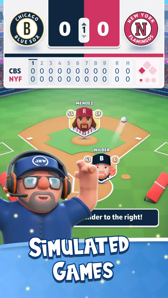 Screenshot di Baseball Franchise Manager