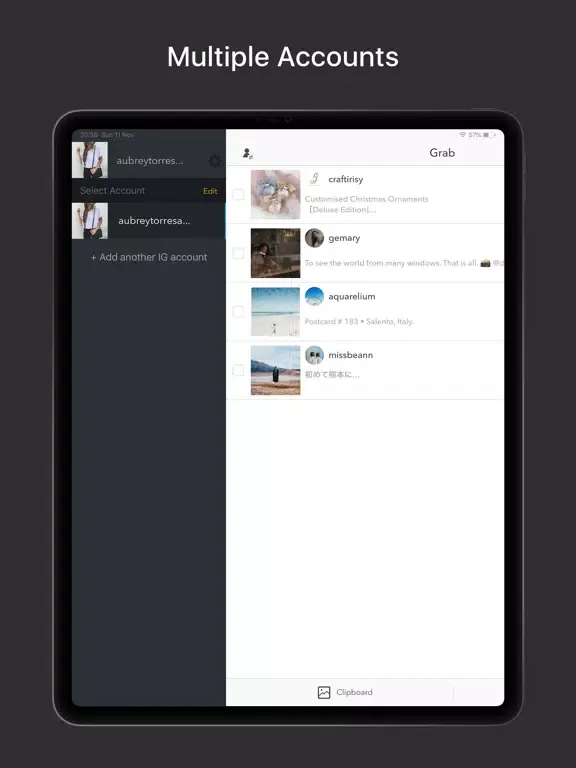 صور Grab Pro for IG iPad 