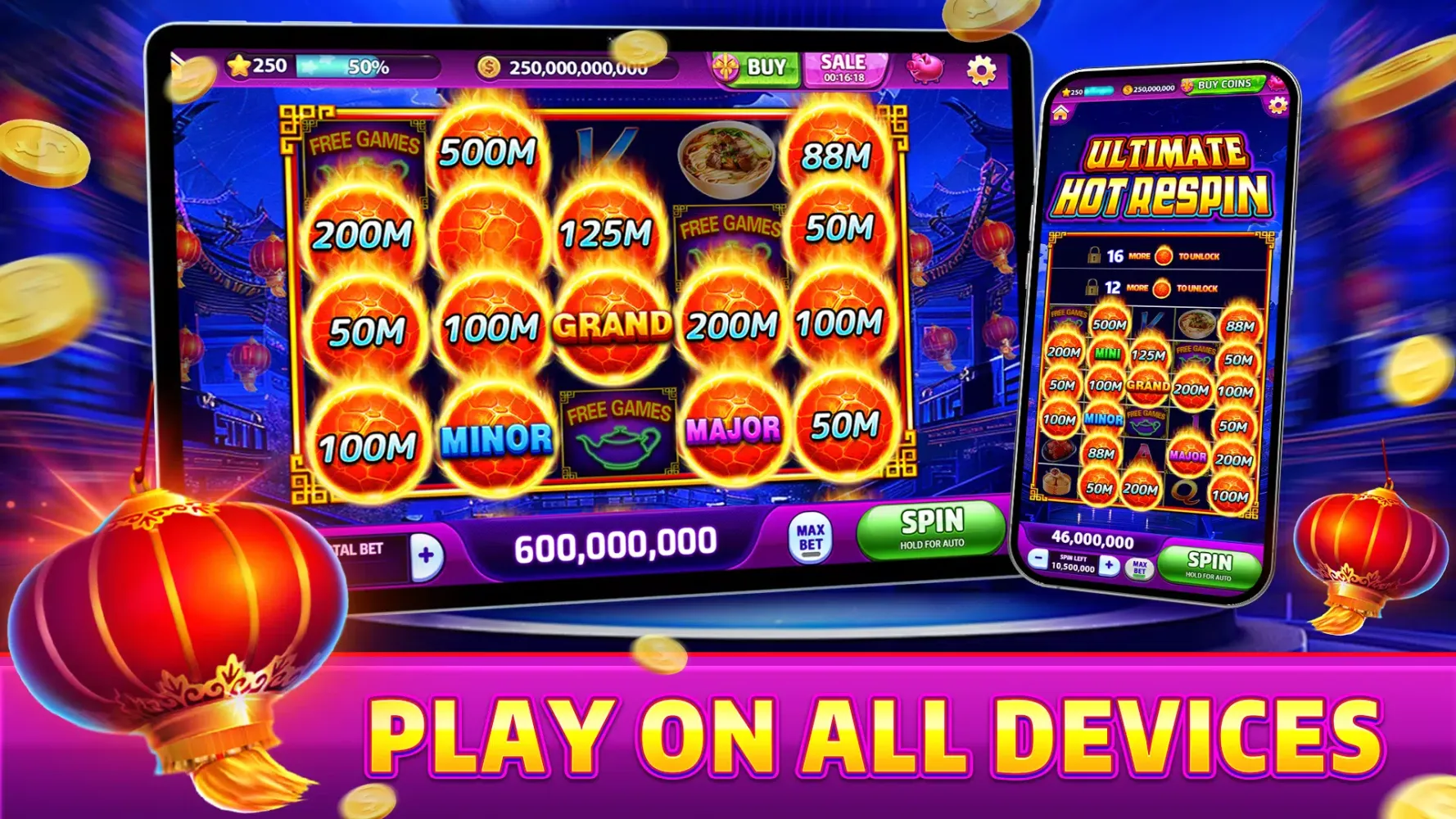 Tangkapan skrin Grand Vegas Casino