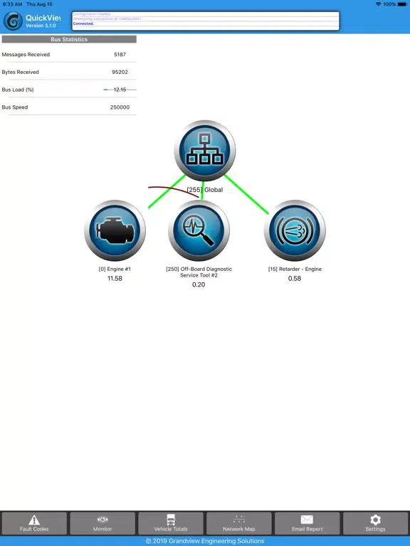 Zrzuty ekranu GES QuickView iPad 