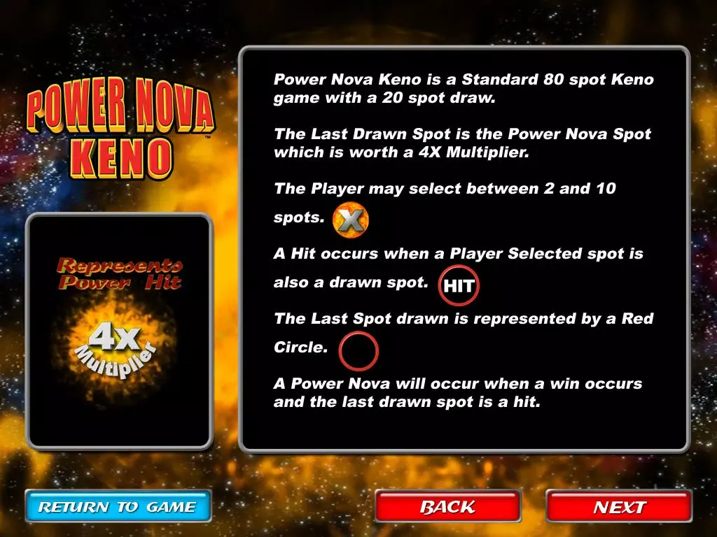 Power Nova Keno for iPad iPad  Screenshots