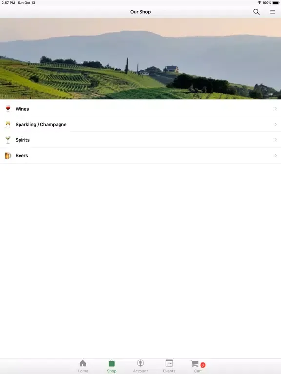 Zrzuty ekranu Grand Wine and Spirits iPad 
