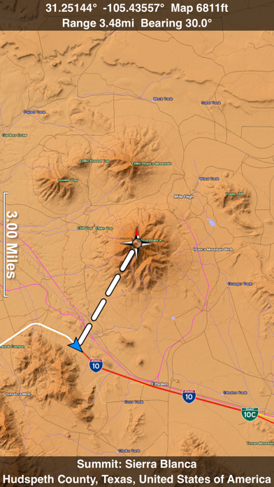 Scenic Map Central USA स्क्रीनशॉट