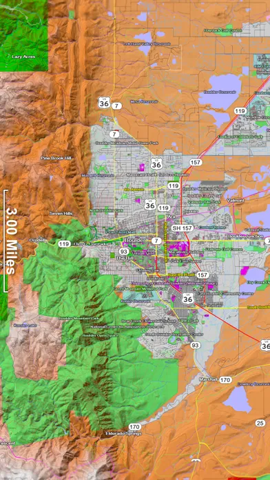 صور Scenic Map Central USA