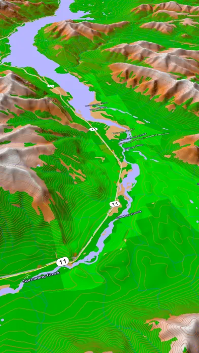 صور Scenic Map Central Canada